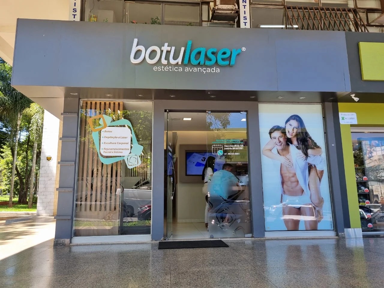 Fachada de uma unidade Botulaser